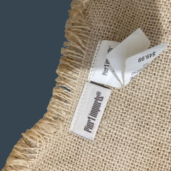 Rare Hard To Find Pier 1 Imports Beaded Butterfly Table Runner - Picture 7 of 7